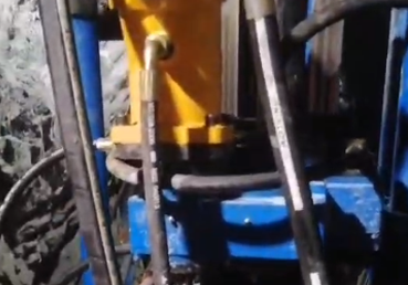 坑道内探矿钻机施工现场案例视频  坑道钻机施工视频